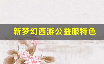<b>新梦幻西游公益服特色玩法大盘点，提升战力必备秘籍</b>