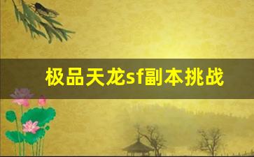 <b>极品天龙sf副本挑战技巧大揭秘</b>