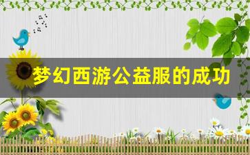 <b>梦幻西游公益服的成功密码：专业设计公司助力</b>