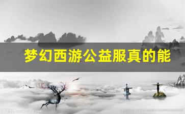 <b>梦幻西游公益服真的能赚钱吗？揭秘赚钱奥秘</b>
