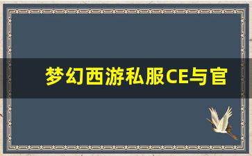 <b>梦幻西游私服CE与官方版本的主要区别</b>