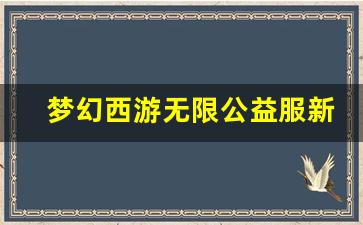<b>梦幻西游无限公益服新手指南 轻松上手不容错过</b>