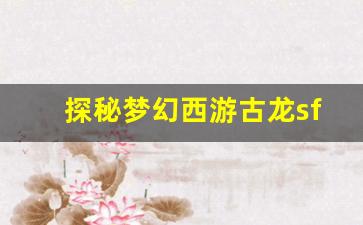<b>探秘梦幻西游古龙sf的职业平衡与最佳阵容选择</b>