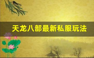<b>天龙八部最新私服玩法更新与特色解析</b>