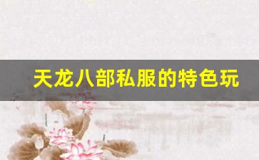<b>天龙八部私服的特色玩法，玩转江湖的无限可能</b>