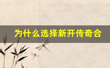 <b>为什么选择新开传奇合击私服，给你不一样的体验</b>