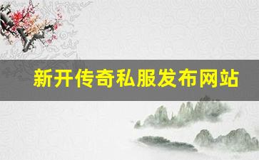 <b>新开传奇私服发布网站的SEO优化策略解析</b>