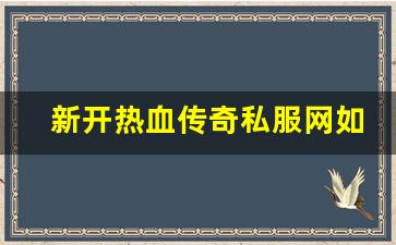 <b>新开热血传奇私服网如何打造完美的游戏环境</b>